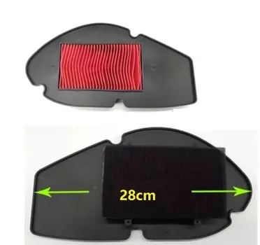 1 шт. воздушный фильтр для китайского пробега 125 куб. См 150 куб. См элемент фильтра для скутера Запчасти для ATV