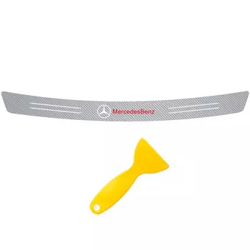1 шт., защитные наклейки на задний бампер из углеродного волокна для Mercedes Benz AMG W212 W203 W204 W205 W210 W211, аксессуары