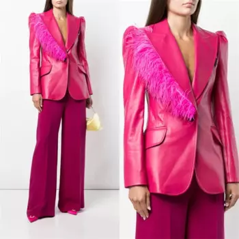 1 шт., женский пиджак и блейзер на одной пуговице