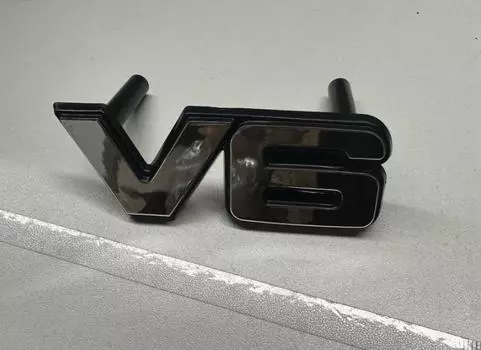 1 шт. значок V6 для Pajero V20, наклейка на капот для Montero V40, решетка для Shogun V30 MB 619578 Лицензионные буквы для Pinin IO