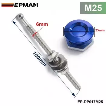 1 "универсальная алюминиевая быстрая защелка, кнопка, заготовка, штифты для капота, зажим для замка для VW Golf EP-DP016M25/EP-DP017M25