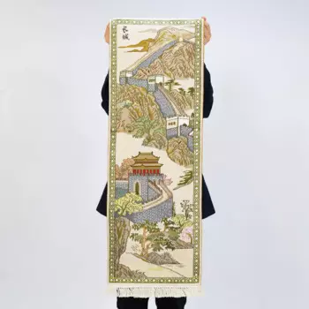 1 'x 3' гобелен «Великая стена», комнатный коврик, шелковые ковры ручной работы (LJH037)
