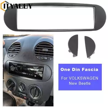 1din радио фасция для VOLKSWAGEN VW Beetle рамка DVD стерео панель установка приборной панели комплект отделки
