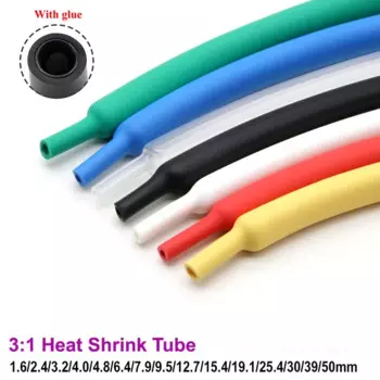 Теплоусадочная трубка 1 м 3:1 PE