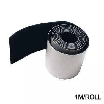 1 м/рулон, черный тканевый фетр с самоклеящимся клеем для скребка для автомобильной пленки, ширина фетра 4,8 см, запасные части в режиме ожидания