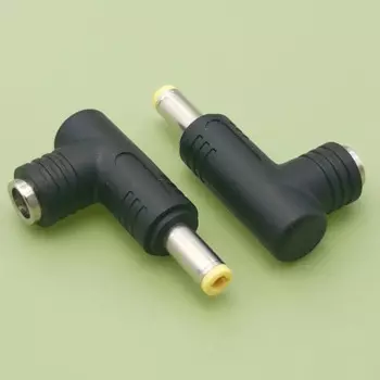 Адаптер питания постоянного тока 5,5x2,5 мм до 5,5*2,5 мм, коннектор для ноутбука 5525 240 Вт, зарядный штекер, конвертер для ноутбука, 1 шт.