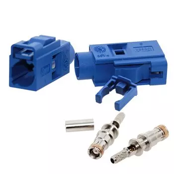 1PC Fakra A/B/C/D/E/F/G/H/I/K/M/Z Female Jack Connector Straight Crimp RG316 RG174 Cable for GPS Car TV NEW Wholesale