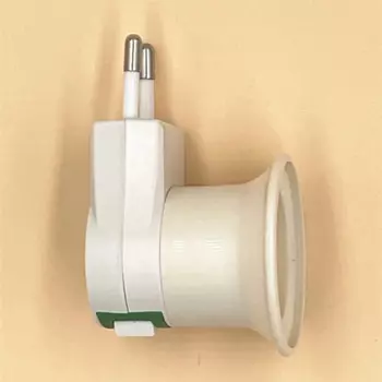 ECLH Белый патрон E27 для евророзетки