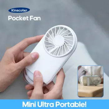 1PC карманный портативный вентилятор перезаряжаемые мини USB портативный вентилятор Личный вентилятор ручной вентилятор с ночной свет Открытый офис путешествия