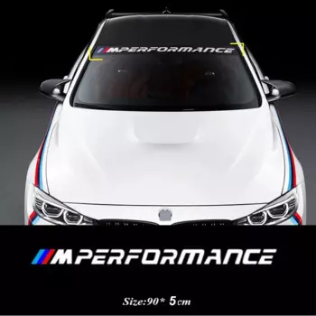 1 шт. M Performance наклейка на солнцезащитный козырек на лобовое стекло автомобиля для BMW E28 E30 E34 E36 E46 E49 E90 E60 F30 E36 E87 F20 X3 X5 X7