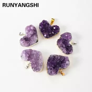 Кулон с аметистом Runyangshi