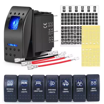 Автомобильный переключатель освещения SPST ON-OFF