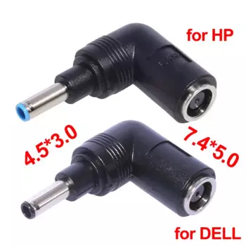 1 шт. 7,4*5,0 мм «мама» на 4,5*3,0 мм «папа» преобразователь зарядного устройства постоянного тока отличная замена адаптера постоянного тока для ноутбука HP Dell