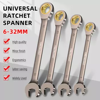 Золотые гибкие динамометрические гаечные ключи YINLONGDAO