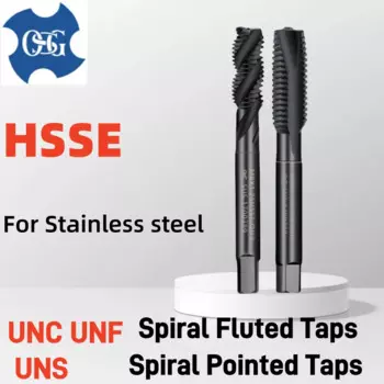1 шт. Япония OSG HSSE INOX американский спиральный рифленый метчик UNC UNF1-64 2-56 3-48 4-40 8-32 3I16 10-24 1/4 5/16 стальной спиральный заостренный метчик