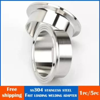 Сварочный наконечник для санитарной трубы Mandodle 1.5", нержавеющая сталь