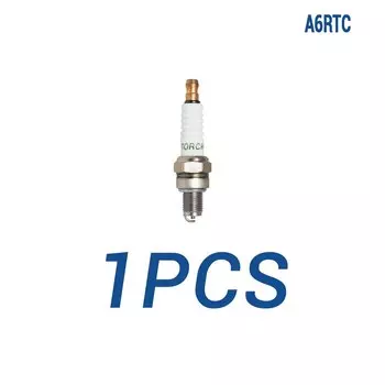 1PCS Тип гайки мотоцикла сопротивления свечи зажигания TORCH A6RTC Замена для свечи 3228/C6HSA 2983/CR6HSA Denso U20FSR-U U20FS-U