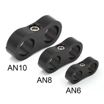 1 шт., универсальный AN4 AN6 AN8 AN10, заготовка, масло, топливный шланг, водяной шланг, разделитель, зажим, алюминиевый сепаратор линии