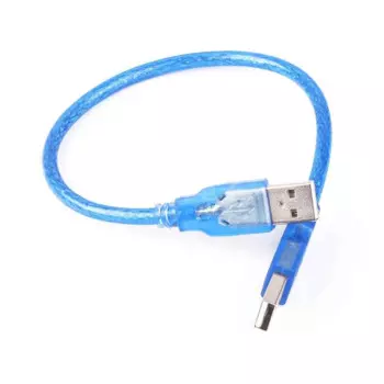 YanYunDZ USB 2.0 кабель-удлинитель прозрачный синий 0,3 м