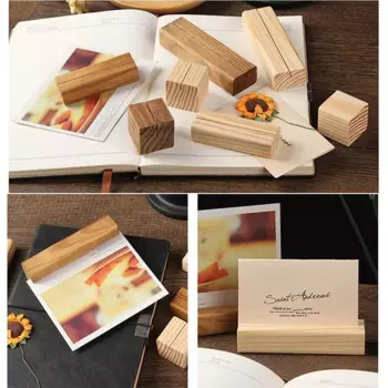 Деревянные держатели для карточек MOONBIFFY