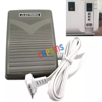 1 шт. # флуоресцентная педаль управления ногами с 3 Зубцами Подходит для Husqvarna Viking 118 Изумрудный, 122, 224 мега-Квилтера