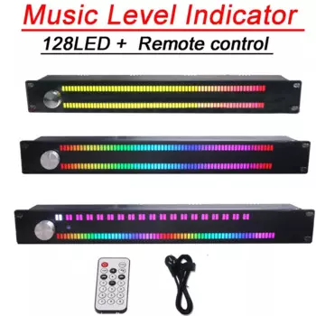 1U / 1.5U индикатор уровня музыки Цифровой спектральный анализатор LED индикатор