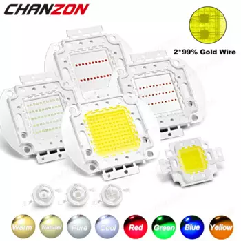 Светодиодный чип CHANZON LED Chip 1Watt 3Watt 5Watt 10Watt 20Watt 30Watt 50Watt 100W