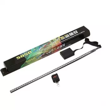 1X147 Модель 54 см 48SMD 5050 RGB Пульт дистанционного управления Светодиодные фонари рыцаря-гонщика Атмосфера Декоративная лампа Предупреждающий сигнальный светильник