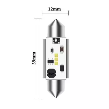 1x CANBUS C5W C10W светодиодный Festoon 31 мм 36 мм 39 мм 41 мм лампочка CSP чип для салона автомобиля лампа для чтения номерного знака заднего вида