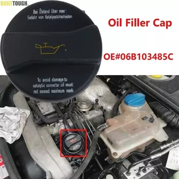 1X для Audi A1 A2 A3 A4 A6 A8 Q7 COUPE 50 80 100 200 QUATTRO TT RS2 RS3 RS6 S6 TTRS V8 Крышка заливной горловины моторного масла 06B 103485 C
