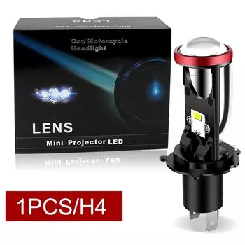 1X для мотоцикла Yamaha XJ6 H4, светодиодная линза, аксессуары для модернизации фар, дальний ближний свет, кафе Racer, эндуро HS1 9003, передняя лампа для мотоцикла