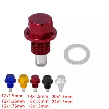 1x Магнитная пробка для слива масла двигателя, гайка, болт, гайка для слива масла, гайка поддона M14 M12 M16 M18 M20 M24 ( 8 размеров)