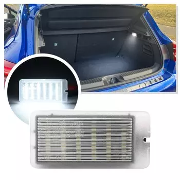 1x фонарь для багажного отделения, задний багажник, фонарь для Nissan Qashqai J12 2021 + Leaf 2018-2024 Juke Note Pulsar, внутренняя лампа