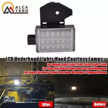 1x фонарь под капотом для dodge ram 1500 2500 3500 зарядное устройство Dakota Durango Intrepid Jeep Grand Cherokee Wrangler