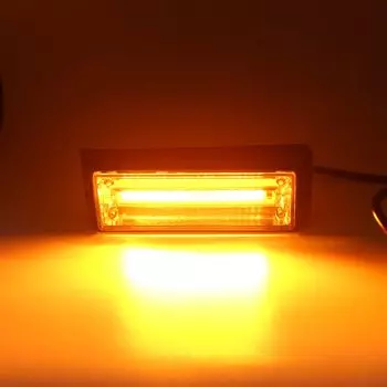 1x Грузовик, стробоскоп, полицейский стробоскоп, Стробоскопическая решетка, мигающая боковая панель, автомобильный прицеп, лампа, желтая лампа, стробоскопическое освещение, 12 В, 24 В