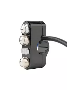 1X мотоцикл 1 "25 мм переключатель управления на руле звуковой сигнал поворота пусковой переключатель кнопка для Harley Sportster Touring Dyna