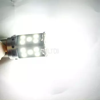 1X P21W 1156 BA15S PY21W BAU15S 35SMD Светодиодная лампа Canbus Бесплатная светодиодная лампа для авто номерного знака Автомобильная лампа указателя поворота заднего хода Янтарно-белый