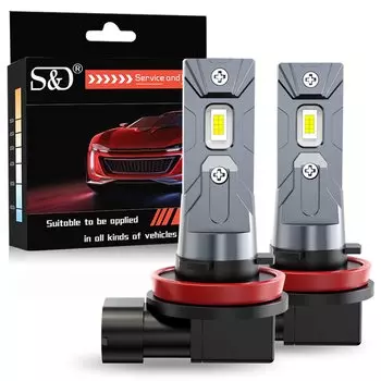 20000LM Canbus H8 H9 H11 Светодиодные фары H16JP 9005 HB3 9006 HB4 Светодиодная мини-лампа 1:1 3570 CSP Автомобильные фары 6000K 12V