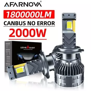2000 Вт 9005 лм H7 H4 H11 H3 светодиодный фары высокой мощности 4575CSP Canbus H1 H8 9006 HB3 6000 HB4 Turbo лампа K Автомобильные противотуманные фары 12 В