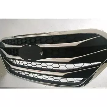 2009-2015 для Hyundai ix35 Высококачественная передняя решетка из АБС-хрома подходит для обрезки грили гонки.