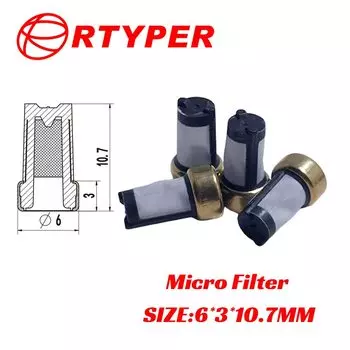 200/500 шт 23250-21040 25326903 23209-22040 Ремонт топливной форсунки Микрофильтр 11002 для Honda Toyota Corolla Chevy 6*3*10,7 мм