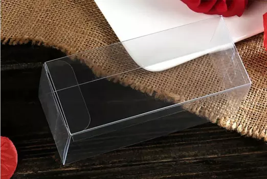 200 шт., 3x3x12, Подарочная коробка для ювелирных изделий, прозрачные коробки, пластиковая коробка, прозрачная коробка для хранения, ПВХ коробка для упаковки, ПВХ коробка для свадьбы/рождества