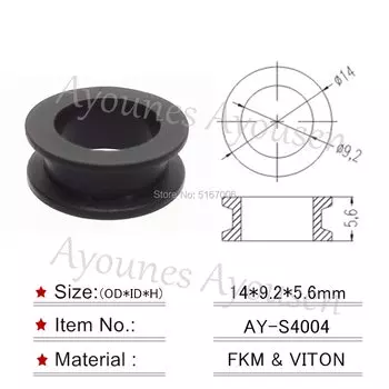 200 шт. для резиновых уплотнений топливной форсунки Toyota 14*9,2*5,6 мм (AY-S4004)