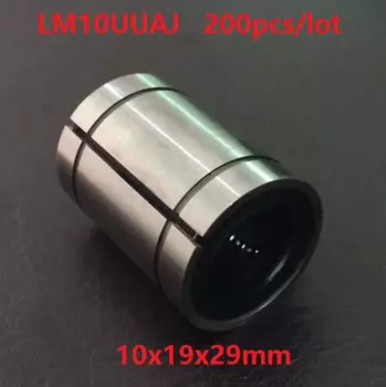 200 шт./лот LM10AJ LM10UUAJ 10 мм Регулируемые линейные шарикоподшипники AJ типа втулка втулки ЧПУ 10x19x29 мм