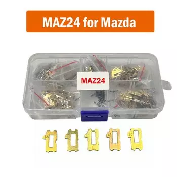 200 шт. MAZ24 автомобильный замок, язычковая пластина для Mazda, аксессуары для ремонта замка ключа автомобиля, 5 типов по 40 шт.