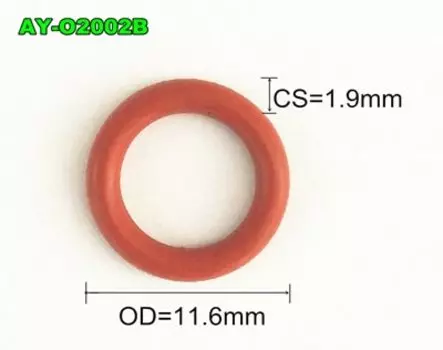 200 шт., верхняя крышка топливной форсунки 7,8*1,9 мм, резиновые уплотнения для ремонтных комплектов Toyota Mazda ASNU17 (AY-O2002B)