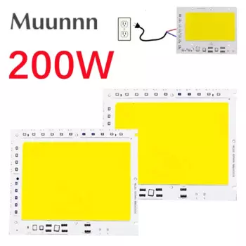 Светодиодный чип COB 200 Вт теплый/холодный белый для прожектора