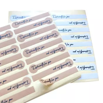 Винтажные крафтовые наклейки CBTstationery 200 шт.