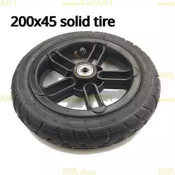 200x45 надувная колесная шина внутри и ступица для скутера E-twow S2 M6 M8 M10 пневматическое колесо 8 дюймов колесо для инвалидной коляски