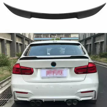 2012-2018 стиль CS черный Неокрашенный спойлер для BMW 3 серии F30 F35 модифицированный задний Чехол из настоящего углеродного волокна
